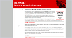 Desktop Screenshot of beware-bennetts-insurance-cancellation-policy.co.uk