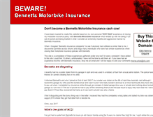 Tablet Screenshot of beware-bennetts-insurance-cancellation-policy.co.uk